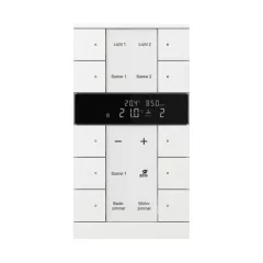   BUSCH-JAEGER SBC/U10.0.11-884 KNX-RTR Tenton | 10-csatornás, CO2-/páratartalom érzékelő | stúdiófehér matt