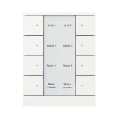   BUSCH-JAEGER SB/U8.0.11-884 KNX tapintásérzékelő Tenton | 8-csatornás | stúdiófehér matt