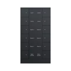   BUSCH-JAEGER SB/U12.0.11-885 KNX tapintásérzékelő Tenton | 12-csatornás | matt fekete