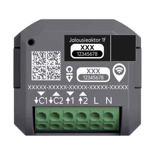 BUSCH-JAEGER 62831 U-WL redőnyaktor WL Funk free@home | 1-csatornás