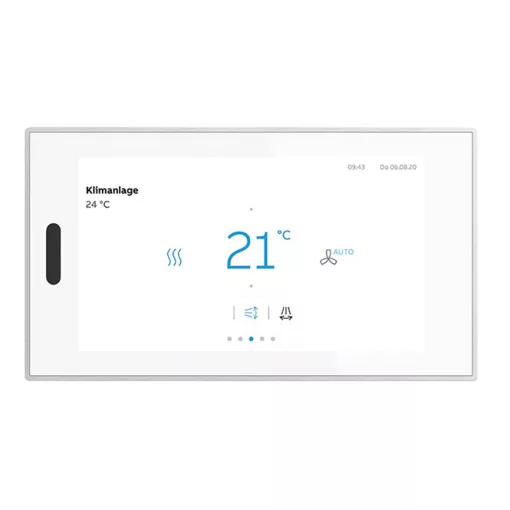 BUSCH-JAEGER RT/U30.0.11-811 KNX érintőpanel | fehér üveg | 5 hüvelyk
