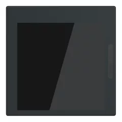   BUSCH-JAEGER SD/U12.55.11-825 KNX érintőpanel Trevion balance | Standard | fekete üveg | 2,4 hüvelyk
