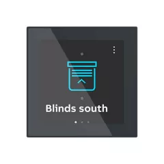   BUSCH-JAEGER 2TMA310010B0004 KNX/f@h-Touchpanel Room Touch | Standard | fekete üveg | 4 hüvelyk