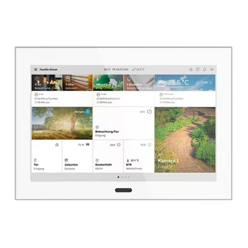 BUSCH-JAEGER ST/U10.1.11-811 KNX érintőpanel SmartTouch | fehér/nemesacél | 10 colos