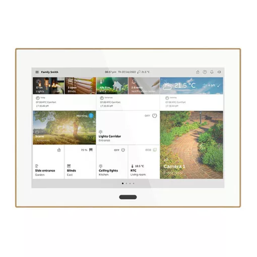 BUSCH-JAEGER ST/U10.3.11-811 KNX érintőpanel SmartTouch | fehér/arany | 10 hüvelyk