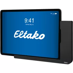  ELTAKO 30000102 Dokkolóállomás | iPadekhez 1 hüvelyk, USB-C | alu fekete eloxált
