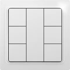   ELTAKO 30055695 Funkciógomb | 6-csatornás, vezeték nélküli | tiszta fehér fényes