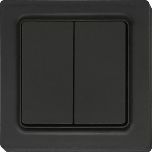 ELTAKO F4T55E-am rádiós érintőkapcsoló | 4-csatornás, elem és vezeték nélküli | antracit matt