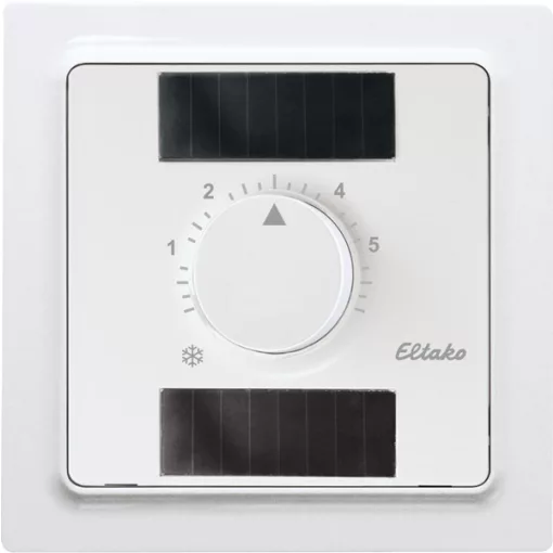 ELTAKO FTR55ESB/1-5-pm rádiós hőmérséklet-szabályozó | 1-5 számozással | poláris fehér matt