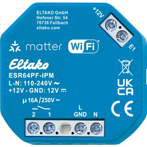ELTAKO 30064021 Matter impulzusrelé UP | 1 érintkező, potenciálmentes
