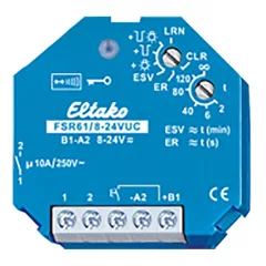   ELTAKO FSR61/8-24V Funk-Stromstoß-Schaltrelais | 1 záró érintkező, 10 A, 24 V DC