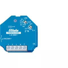   ELTAKO FHK61U-230V rádiófrekvenciás fűtés-hűtés relé aktor | 1 záróérintkező, 10 A