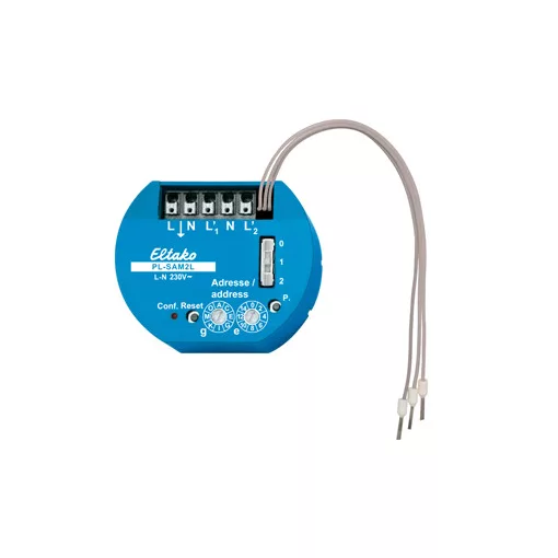 ELTAKO 31200001 Powerline-aktor | 2 csatornás, 2 érzékelőbemenettel