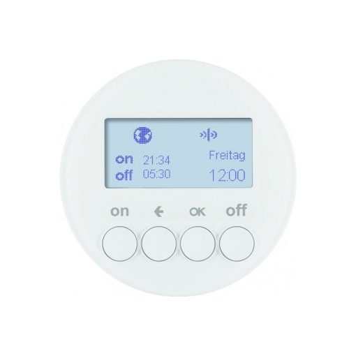 BERKER 85745239 KNX RF időzítő gyorslink R.1/R.3 | kijelzővel | poláris fehér fényes