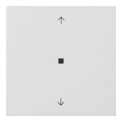   GIRA 5105112 KNX-RF működő rögzítőrendszer felület | 1-szeres, nyilak | tiszta fehér fényes