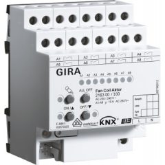 GIRA 216300 KNX fan coil működtető | 6-szoros