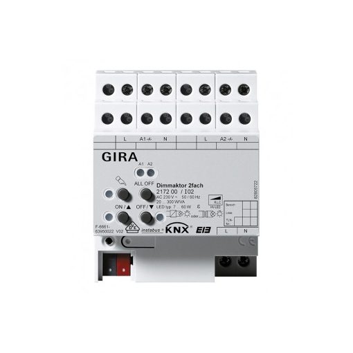GIRA 217200 KNX fényerőszabályzó régi REG | 2-szeres