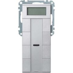   MERTEN MEG6214-0460 KNX nyomógomb-érzékelő Plus System M | 4-szeres, szobahőmérséklet szabályozó | alumínium