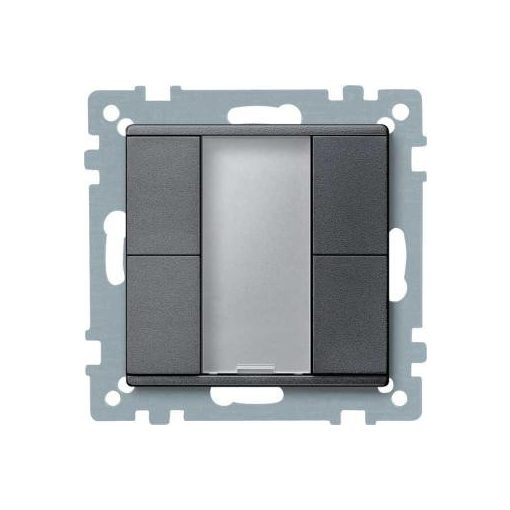 MERTEN 627614 KNX nyomógomb-érzékelő Plus System M | 2-szeres | antracit
