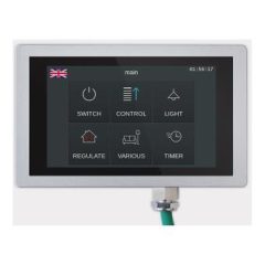   ARCUS 22414065 KNX érintőkijelző IP65 | integrált RTR-rel | alumínium | 4,3 hüvelyk