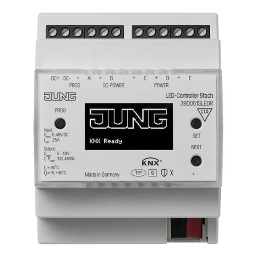 JUNG 390051SLEDR KNX LED-vezérlő | 5-csatornás