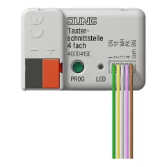   JUNG 40004 1S E KNX tapintásérzékelő interfész | 4-csatornás, secure