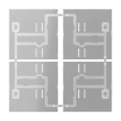   JUNG 404TSAT KNX gombsor F40 | 4-csatornás, F40-modulokhoz | átlátszó