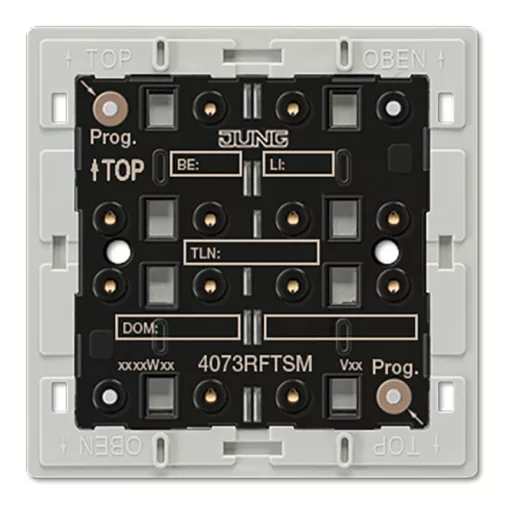 JUNG 4073RFTSM KNX RF tapintásérzékelő F40 | 3-csatornás