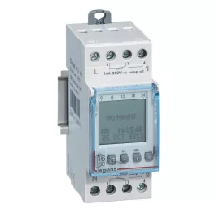   LEGRAND 412630 AlphaRex³ éves/heti kapcsolóóra, asztrofunkcióval