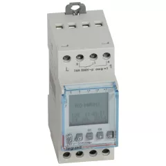   LEGRAND 412641 AlphaRex³ digitális időkapcsoló óra | 230 VAC, 2-csatornás