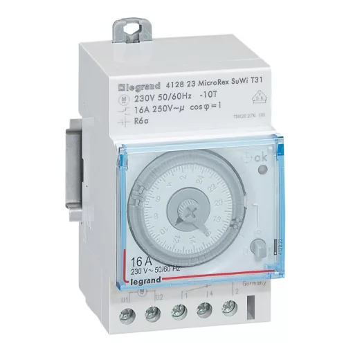 LEGRAND 412823 MicroRex napi időkapcsoló óra | Plug&Play