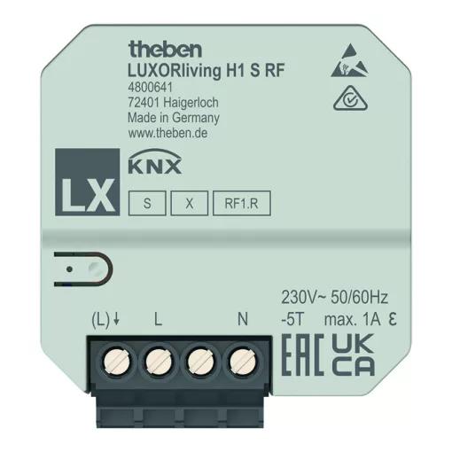 THEBEN LUXORliving H1 S RF rádiós fűtésaktor UP | 1 csatornás