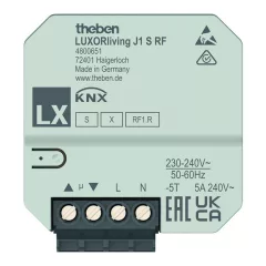   THEBEN LUXORliving J1 S RF vezeték nélküli redőnyaktor UP | 1 csatornás
