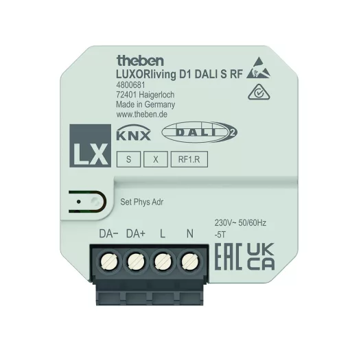 THEBEN LUXORliving 4800681 DALI RF-aktor | 1 csatornás