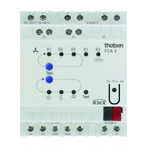 THEBEN FCA 2 KNX Fan-Coil aktor | 2-csöves és 4-csöves rendszerekhez, 6 A