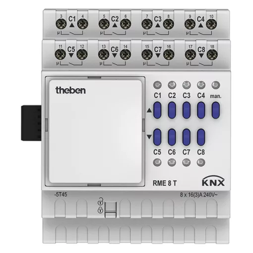THEBEN RME 8 T KNX univerzális aktor MIX | 8-csatornás, bővítőmodul