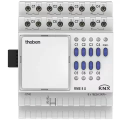   THEBEN RME 8 S KNX kapcsolóaktor MIX | 8 kimenetes, bővítőmodul