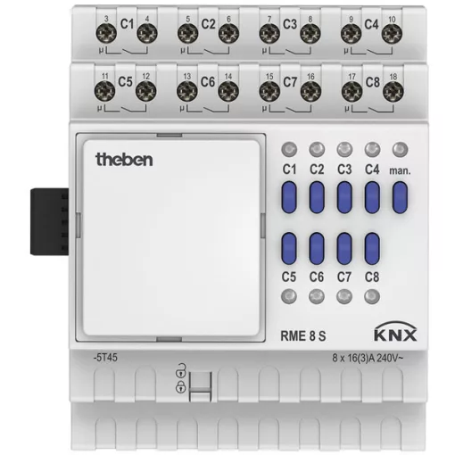 THEBEN RME 8 S KNX kapcsolóaktor MIX | 8 kimenetes, bővítőmodul