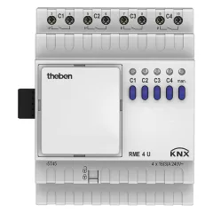   THEBEN RME 4 U KNX kapcsolóaktor MIX | 4-csatornás, bővítőmodul