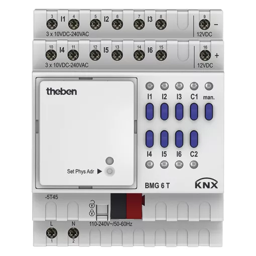 THEBEN BMG 6 T KNX bináris bemenet MIX | 6-csatornás, alapmodul