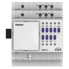   THEBEN HME 6 T KNX fűtésaktor MIX | 6-csatornás, bővítőmodul