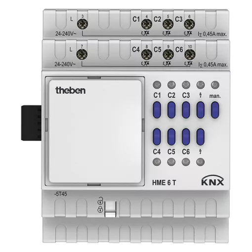 THEBEN HME 6 T KNX fűtésaktor MIX | 6-csatornás, bővítőmodul