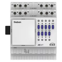   THEBEN JME 4 T KNX redőnyaktor MIX | 4-csatornás, bővítőmodul