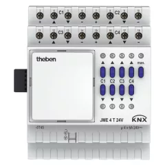   THEBEN JME 4 T 24V KNX redőnyaktor MIX2 | 4-csatornás, bővítőmodul