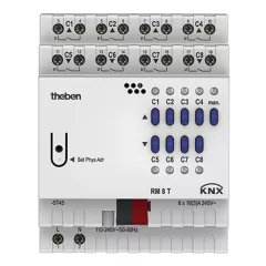 THEBEN RM 8 T KNX univerzális aktor | 8 kimenetes