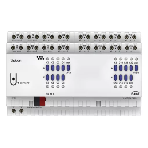 THEBEN RM 16 T KNX univerzális aktor FIX | 16 kimenetes