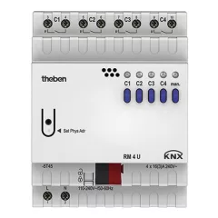 THEBEN RM 4 U KNX kapcsolóaktor FIX | 4-csatornás