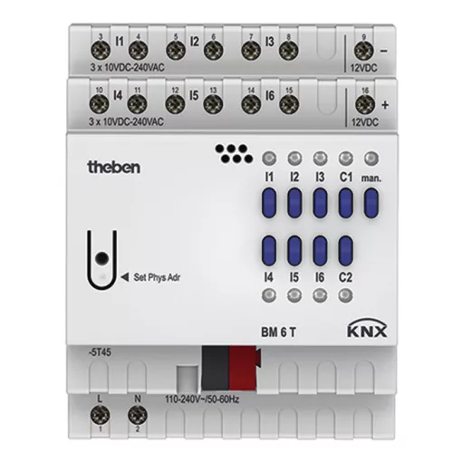 THEBEN BM 6 T KNX bináris bemenet FIX | 6-csatornás