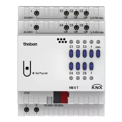 THEBEN HM 6 T KNX fűtésaktor FIX | 6-csatornás