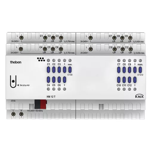 THEBEN HM 12 T KNX fűtésaktor FIX | 12 kimenetes